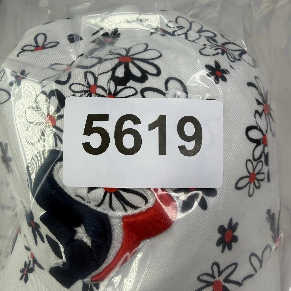 Houston Texans Hat Cap Strap Back NFL Daisy Floral Embroidered Kids Football 47